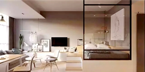 35㎡單身公寓簡約風，單間裝得比大房子（zǐ）還好看！