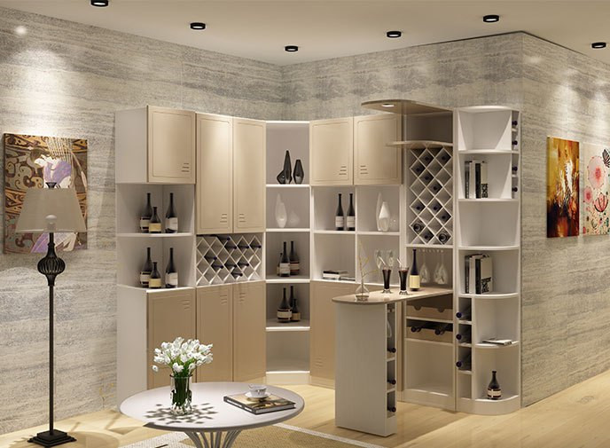 酒櫃+吧台（tái）設計，美（měi）出了天際！