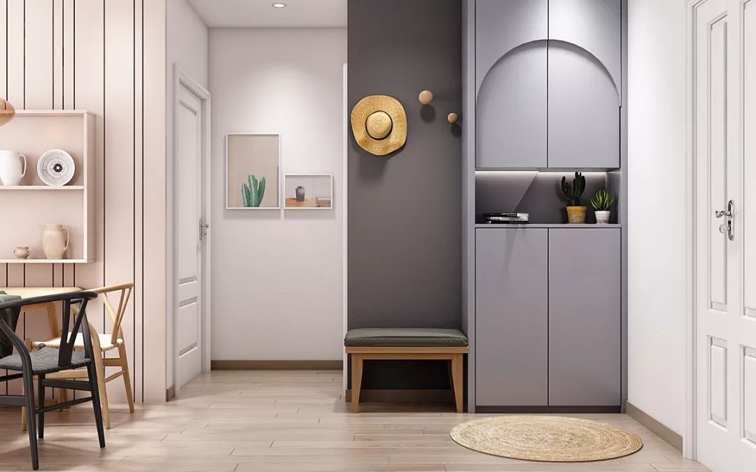 進門無玄關，鞋子如何（hé）放？