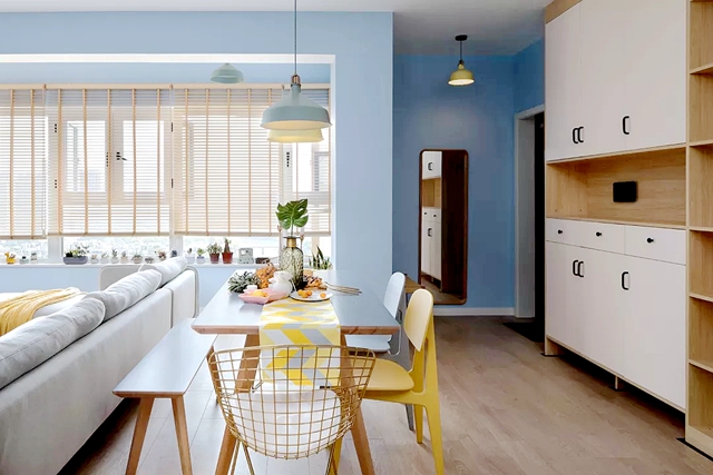 113平的北歐風三居室，一起體驗暖色的（de）浪漫