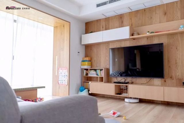 如此好看的木質飾麵背景牆，居然現在才知道