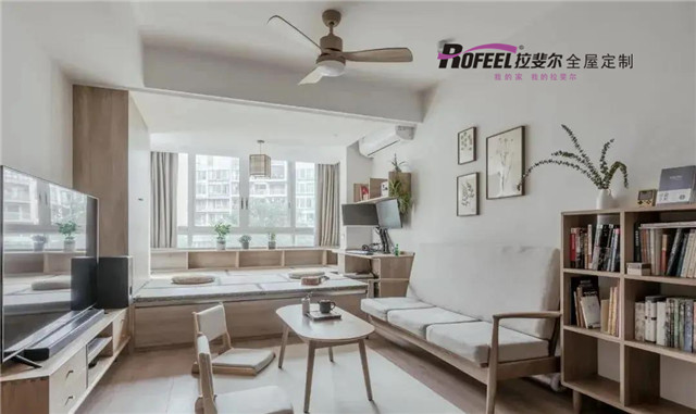 亚洲午夜天堂（ěr）全屋定製|79㎡日式風裝修，榻榻米和小戶型很搭噢（ō）！