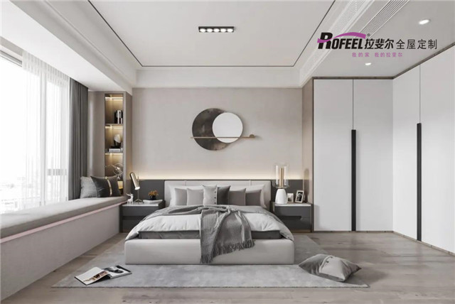 拉（lā）斐爾全屋定製|L型（xíng）衣櫃堪比衣（yī）帽間，趕緊給（gěi）就家裏裝一個！