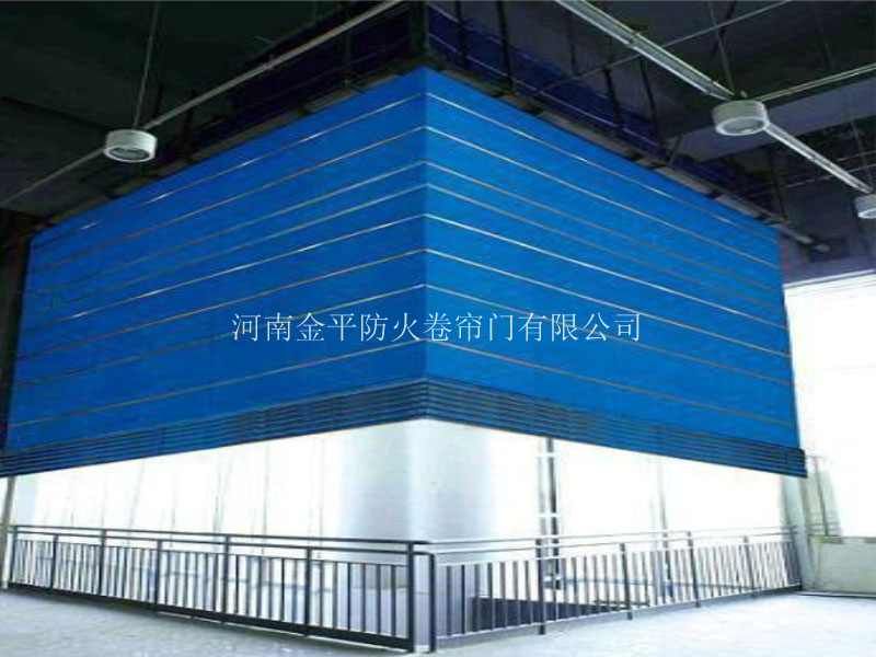 無機布雙軌無機（jī）折疊提升防（fáng）火卷簾